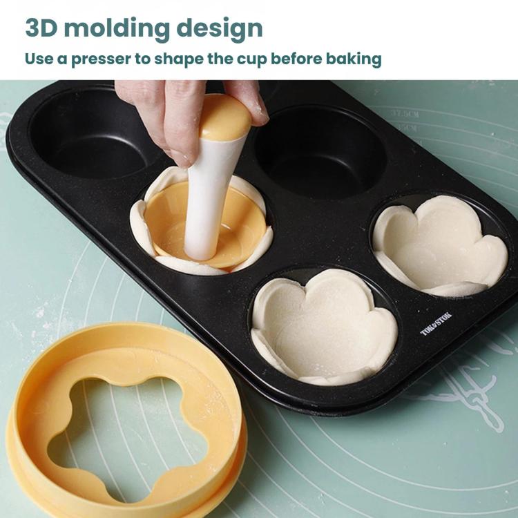 LsCook Cake Cup Press Mold Cookie Rice Ball Mold DIY Baking Tool - OPP Bagged