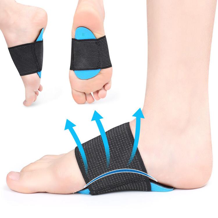 EVA Sports Foot Cushion Men Women Flat Feet Arch Support Half Pad Orthopedic Arch Shoe Inserts, Model: Adult - Blue