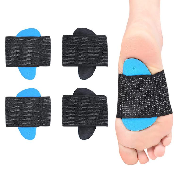 EVA Sports Foot Cushion Men Women Flat Feet Arch Support Half Pad Orthopedic Arch Shoe Inserts, Model: Adult - Blue