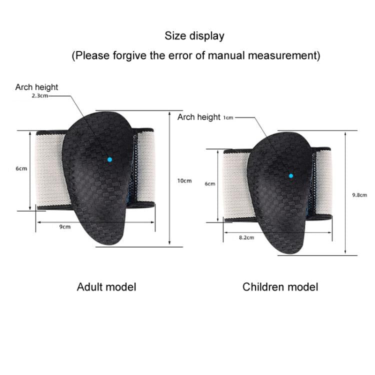 EVA Sports Foot Cushion Men Women Flat Feet Arch Support Half Pad Orthopedic Arch Shoe Inserts, Model: Children - Blue