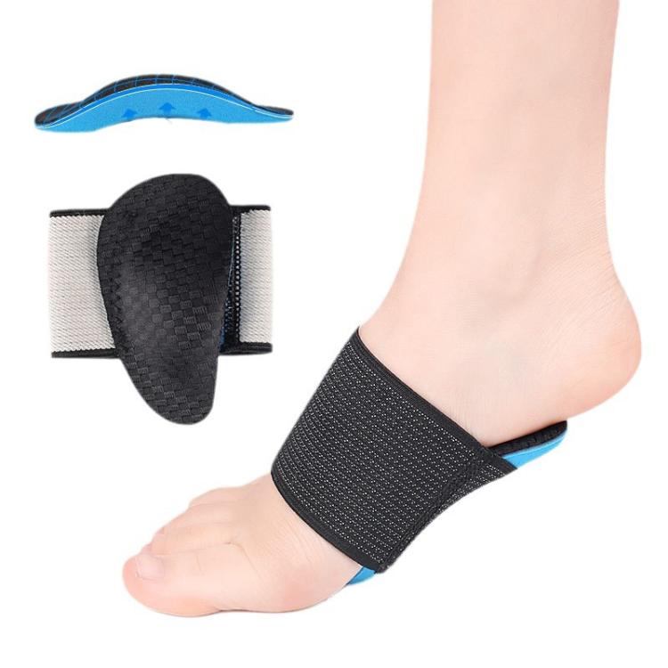EVA Sports Foot Cushion Men Women Flat Feet Arch Support Half Pad Orthopedic Arch Shoe Inserts, Model: Children - Blue