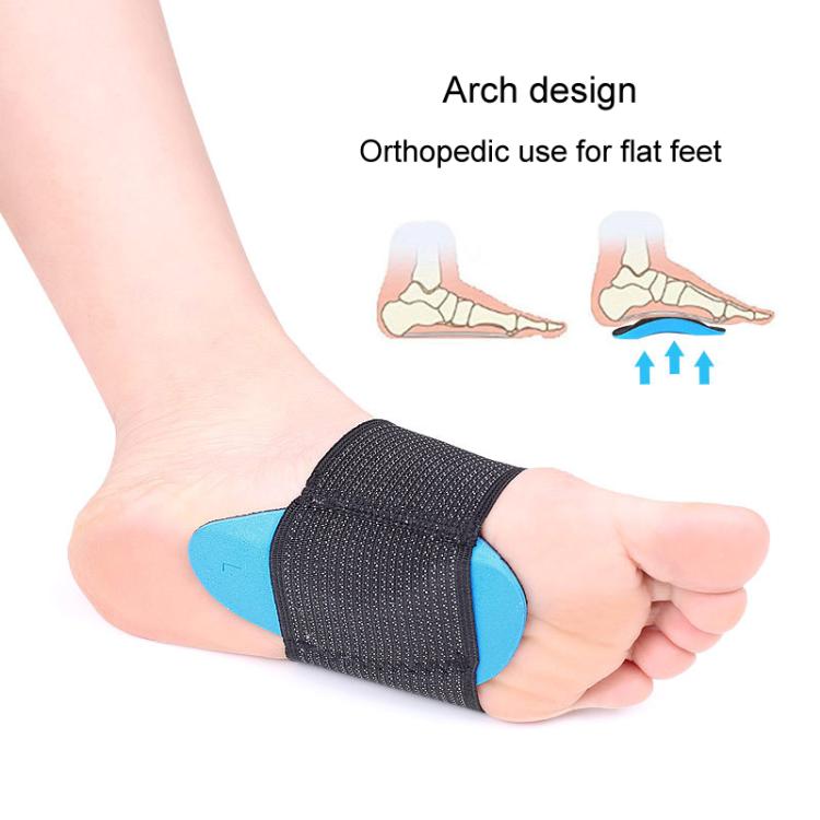 EVA Sports Foot Cushion Men Women Flat Feet Arch Support Half Pad Orthopedic Arch Shoe Inserts, Model: Adult - Blue