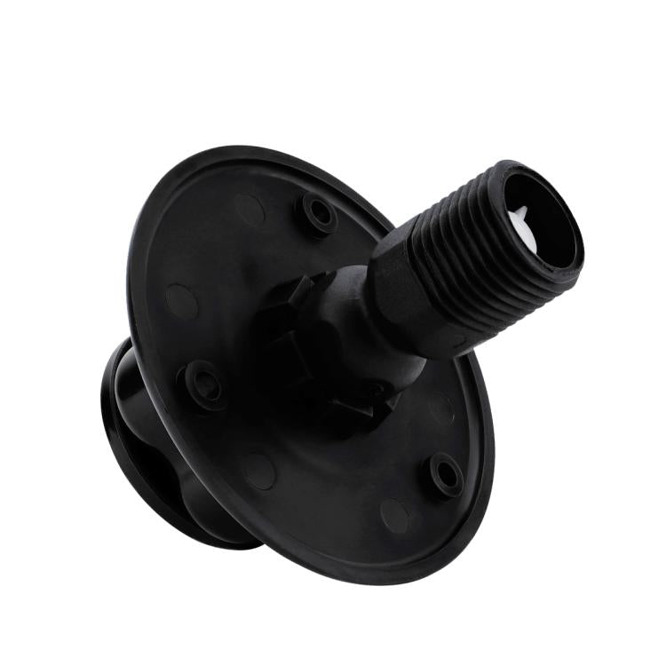 RV Ship Flange Threaded Leak-proof Water Inlet Connector Check Valve, Specifications: Black 3