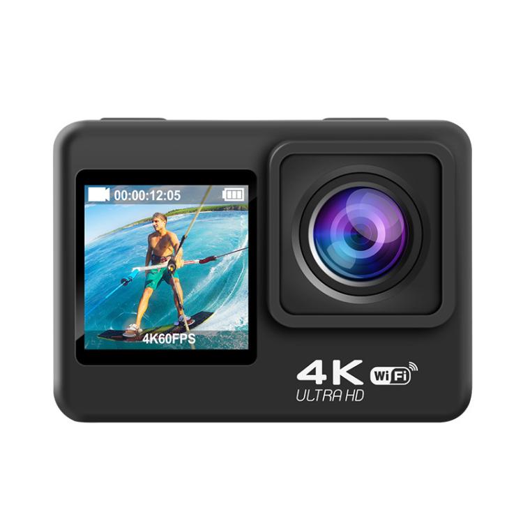 WIFI Wide-angle EIS Anti-shake Touch Color Dual-screen Remote Control Video Sports Camera - Q60TR