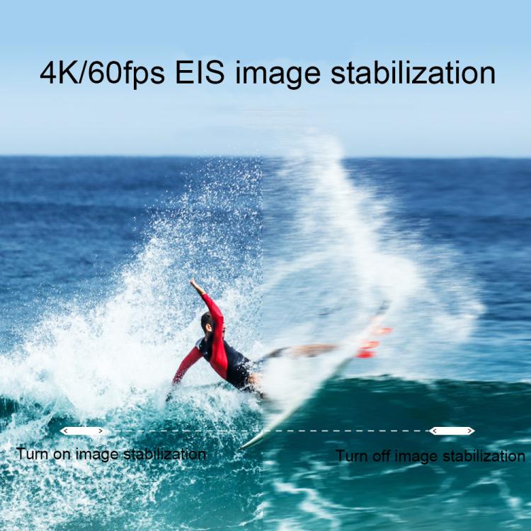 WIFI Wide-angle EIS Anti-shake Touch Color Dual-screen Remote Control Video Sports Camera - Q60TR