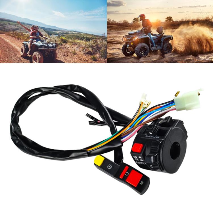 BZKG-ATV Off-Road Motorcycle Modified Accessories Handlebar Combination Switch - Black