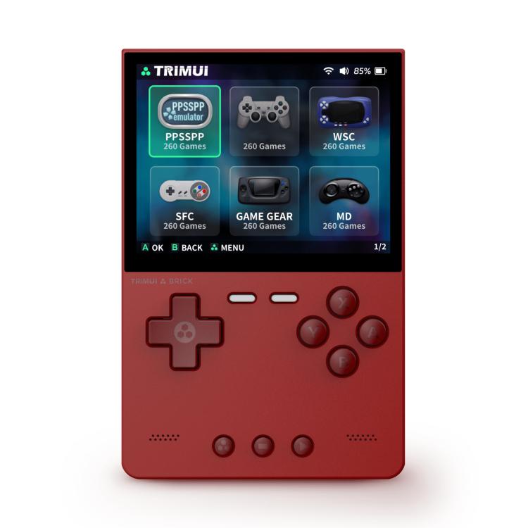 TRIMUI BRICK Open Source Pocket Console Portable Wireless Bluetooth HD Retro Arcade, Size: 64G