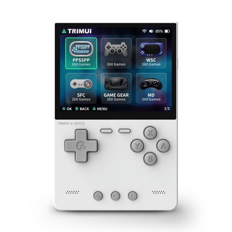 TRIMUI BRICK Open Source Pocket Console Portable Wireless Bluetooth HD Retro Arcade, Size: 256G