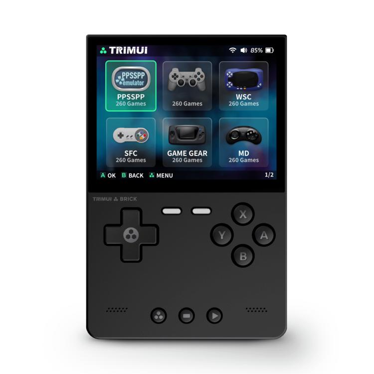 TRIMUI BRICK Open Source Pocket Console Portable Wireless Bluetooth HD Retro Arcade, Size: 256G