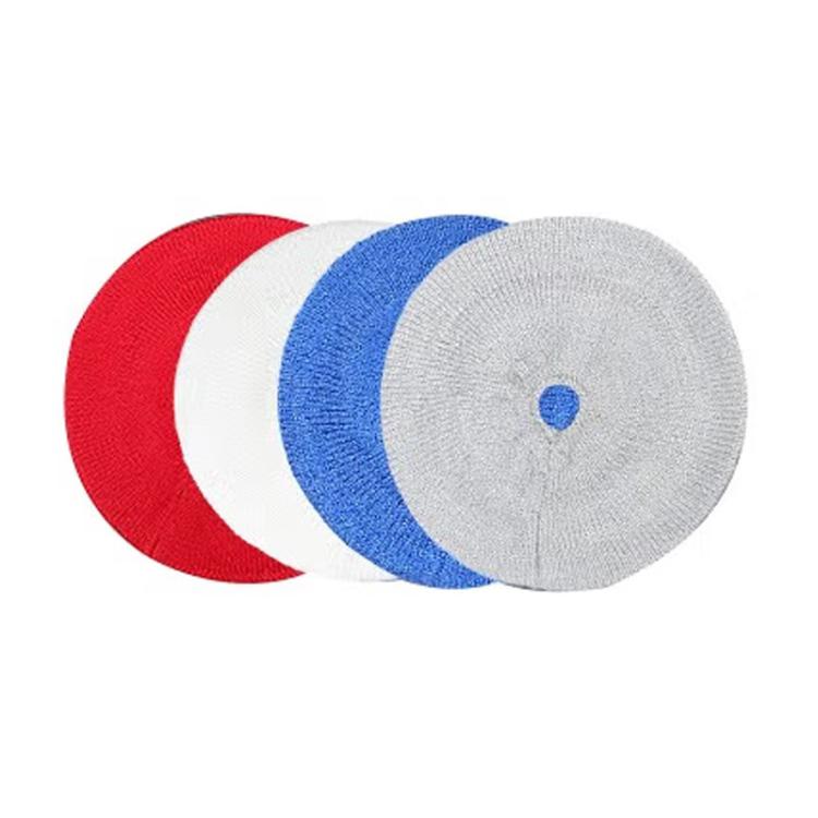 2pcs Universal Round Reusable Headset Dust Cover Sweat-proof Breathable Protective Cover, Color: S Gray
