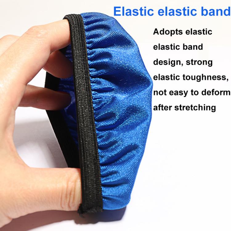 2pcs Universal Round Reusable Headset Dust Cover Sweat-proof Breathable Protective Cover, Color: S Gray