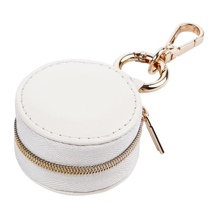 Portable Mini Round Jewelry Box Simple Travel Bag Pendant Gifts Earrings Ring Storage Box, Size: 5x5x3cm