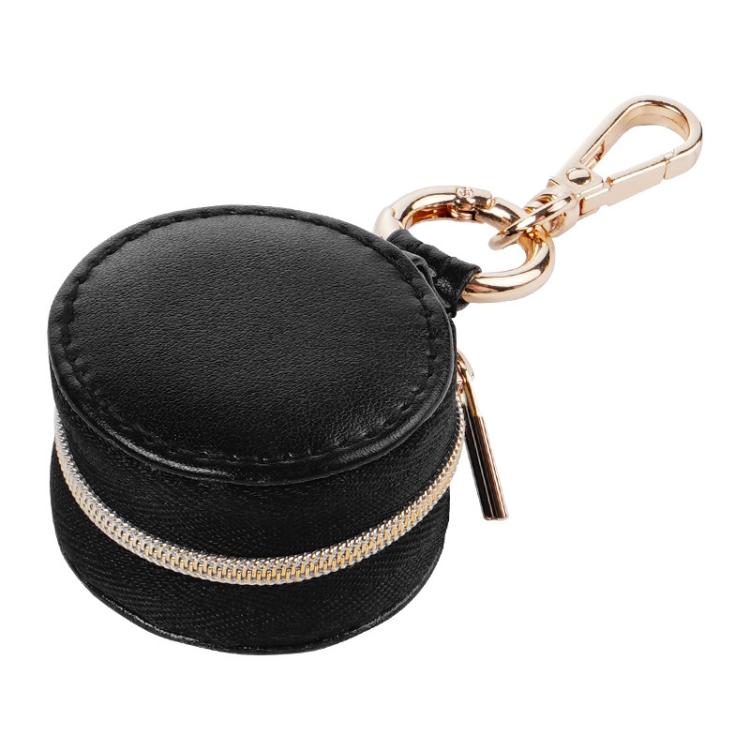 Portable Mini Round Jewelry Box Simple Travel Bag Pendant Gifts Earrings Ring Storage Box, Size: 5x5x3cm