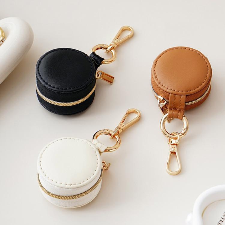 Portable Mini Round Jewelry Box Simple Travel Bag Pendant Gifts Earrings Ring Storage Box, Size: 5x5x3cm