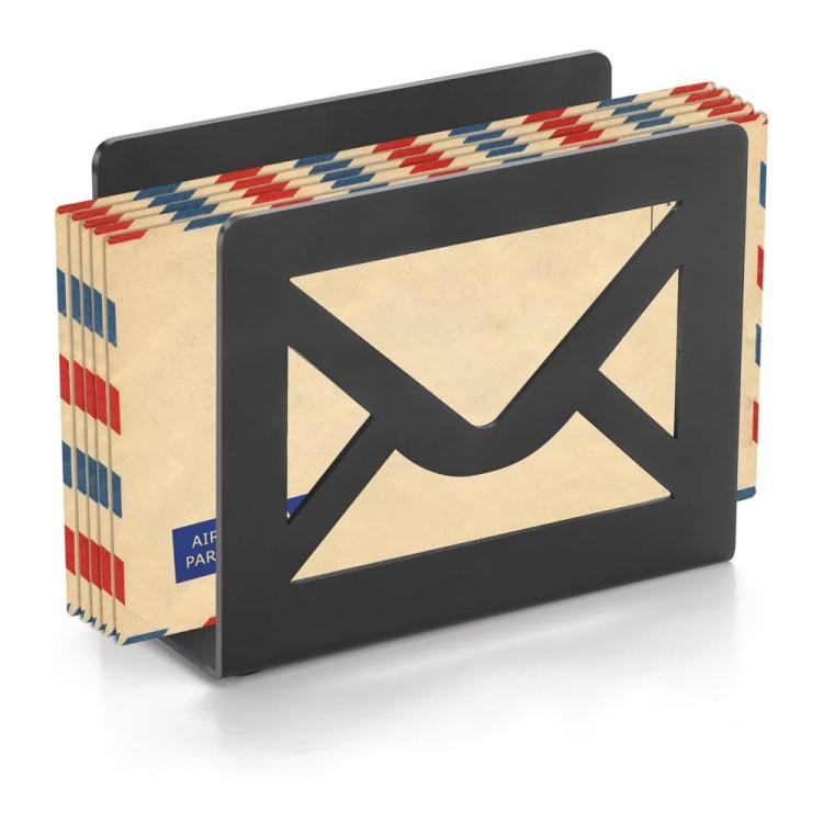 Home Office Metal Mail Envelope Desktop Organizer - YH007-1