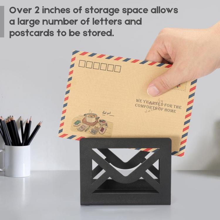 Home Office Metal Mail Envelope Desktop Organizer - YH007-1