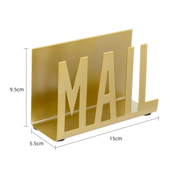 Home Office Metal Mail Envelope Sorting Desktop Organizer