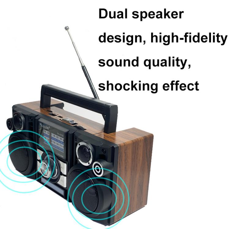 COLON RX-65SD Solar Charging Stereo FM Radio Wireless Bluetooth Speaker - Random Color Delivery