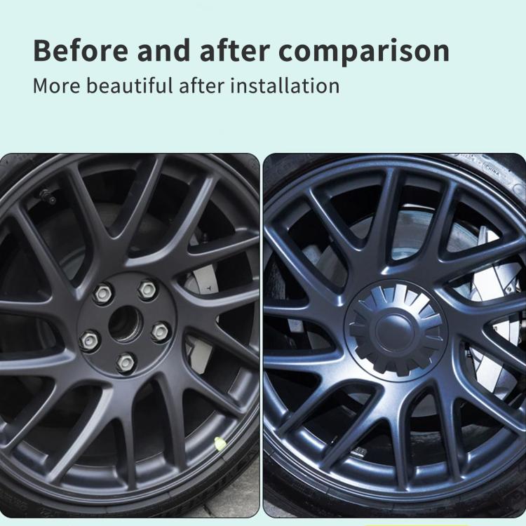 For Tesla 2024+ Model 3 Highland 18-Inch Wheel Center Protection Cover - Spray Paint Without LOGO