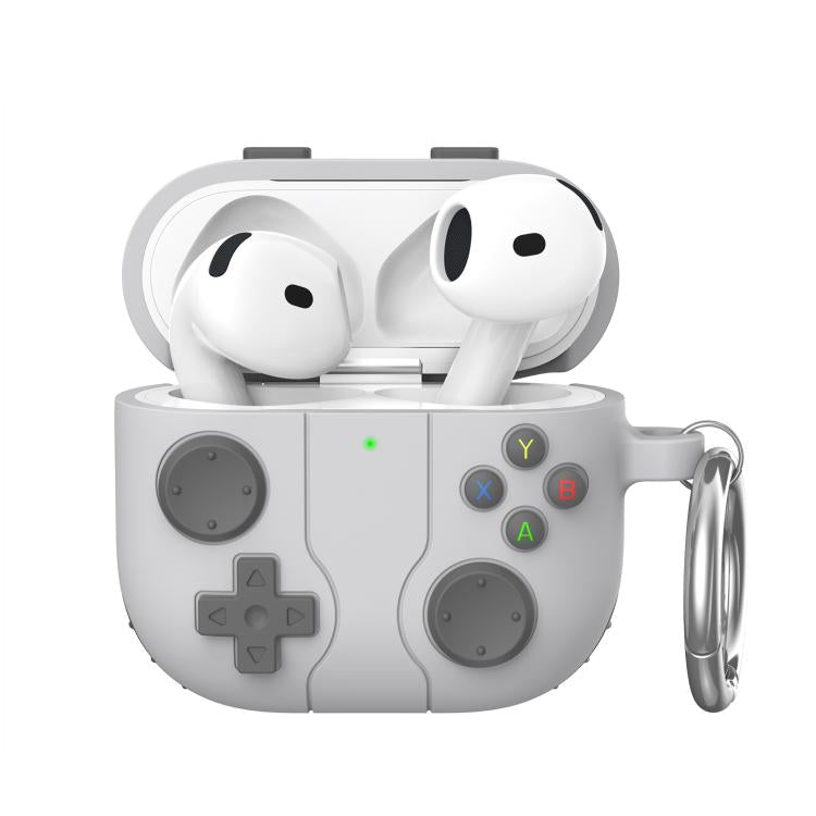 For AirPods 4 AhaStyle WG166 Personalised Game Console Shape Silicone Protective Case
