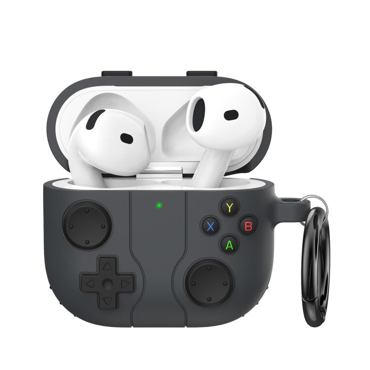 For AirPods 4 AhaStyle WG166 Personalised Game Console Shape Silicone Protective Case