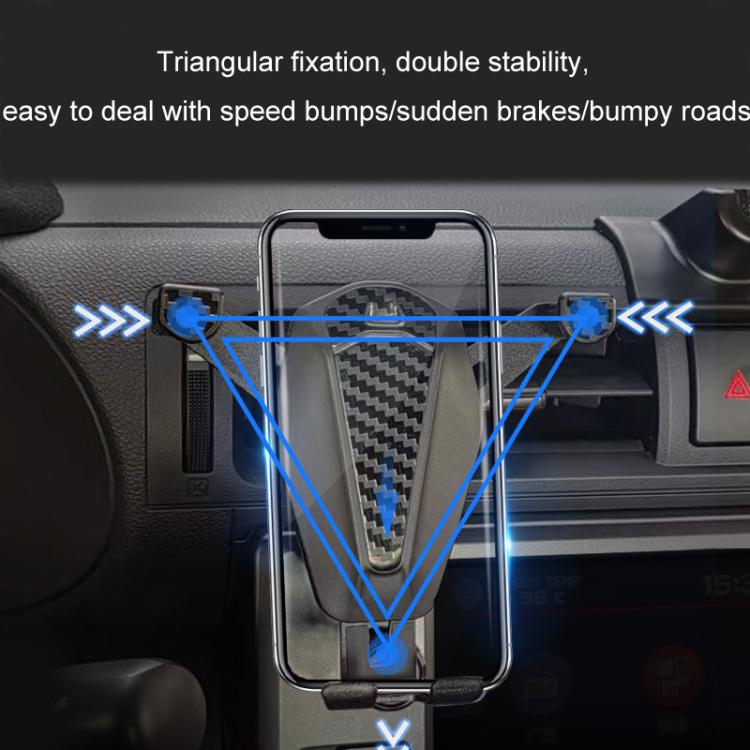 Vehicle Air Ooutlet Gravity Navigation Phone Bracket - A Style