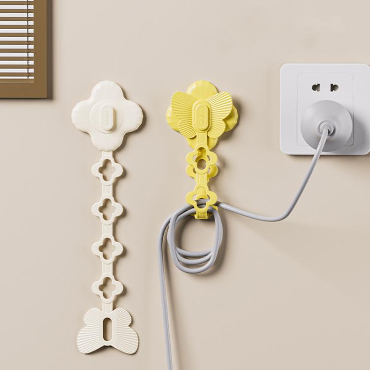 Kitchen Storage Cable Winder Power Cord Hanging Plug Hook Holder Electrical Appliance Cable Raiser Clip