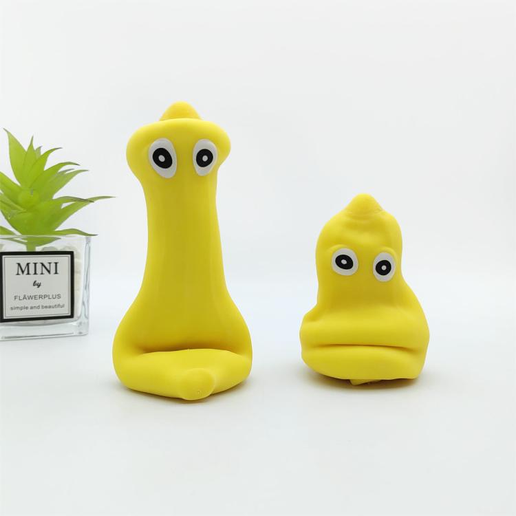 5pcs /Pack Simulation Fruit And Vegetable TPR Stretch Toys Slow Rebound Decompression Toy, Style: Chili
