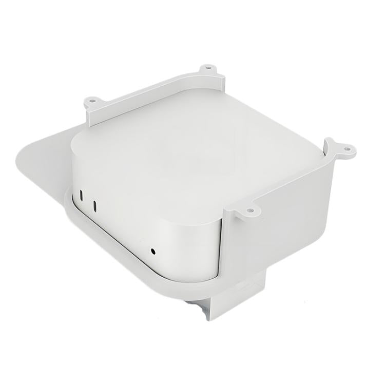For Mac Mini M4 Under Desk Stand Hanging Wall Perforated Desktop Bracket With Screws - Gray