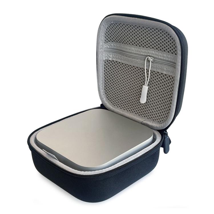 For Mac Mini M4 Storage Bag Computer Host Portable Protective Hard Case Storage Case - Black