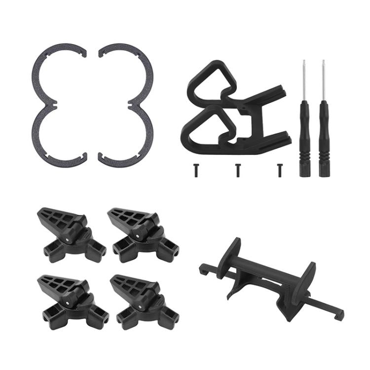 For DJI Neo CQT Impact Protection Cover + Bumper + Folding Stand + Tail Wing 4 In 1 Set