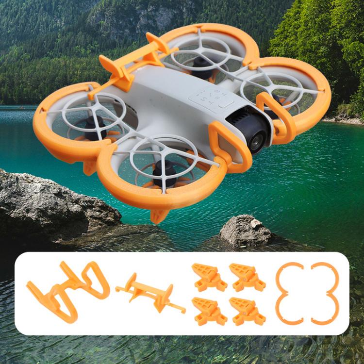 For DJI Neo CQT Impact Protection Cover + Bumper + Folding Stand + Tail Wing 4 In 1 Set