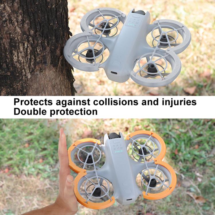 For DJI Neo CQT Impact Protection Cover + Bumper + Folding Stand + Tail Wing 4 In 1 Set