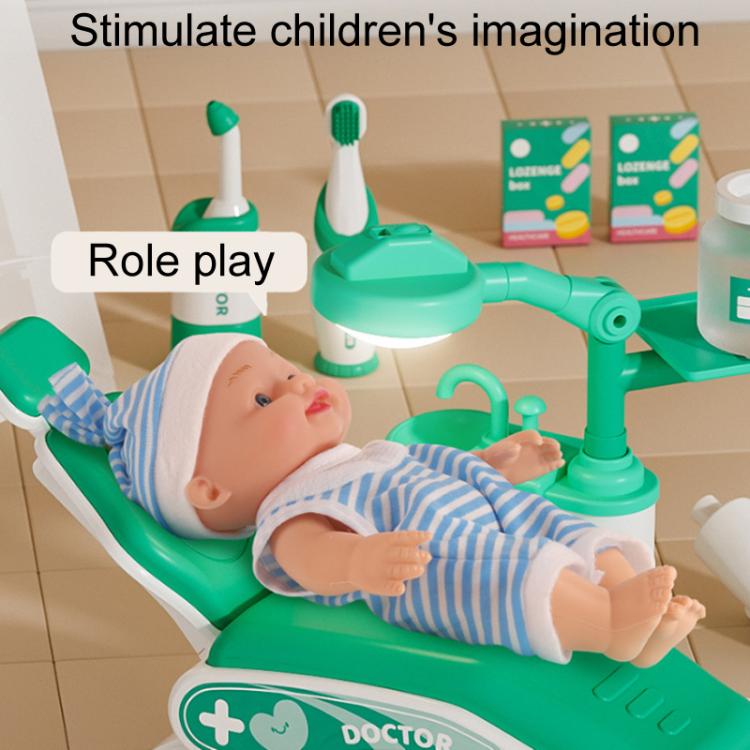 Children Pretend Play Simulation Dentist Role-Play Toys, Style: Deluxe Pink