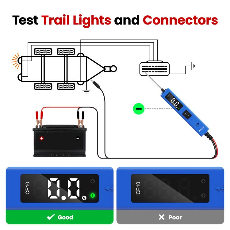 OBDResource 0-80V Multi-Function Portable Automobile Circuit Tester - CP10