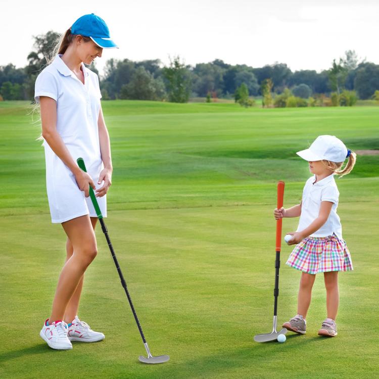 43-90cm Golf 3-section Telescopic Putter Two-way Left and Right Hand Practice Putting