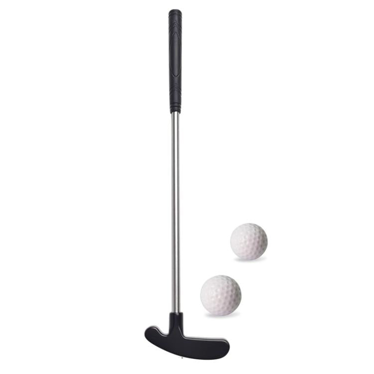 15.8cm Mini Golf Putter 304 Stainless Steel Putter With 2 Balls Black