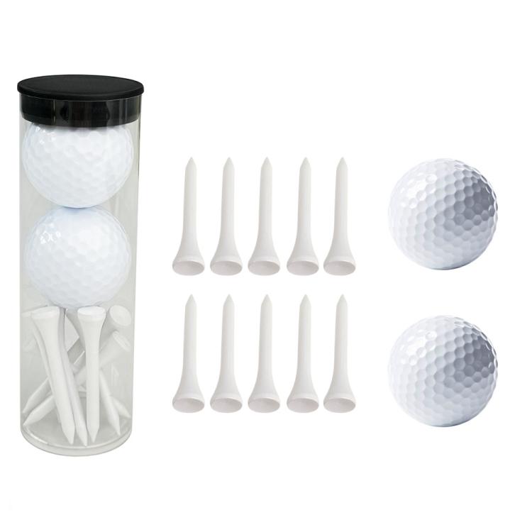 PVC Cylinder Golf Ball Tee Kit  Accessories, Spec: White Set 3