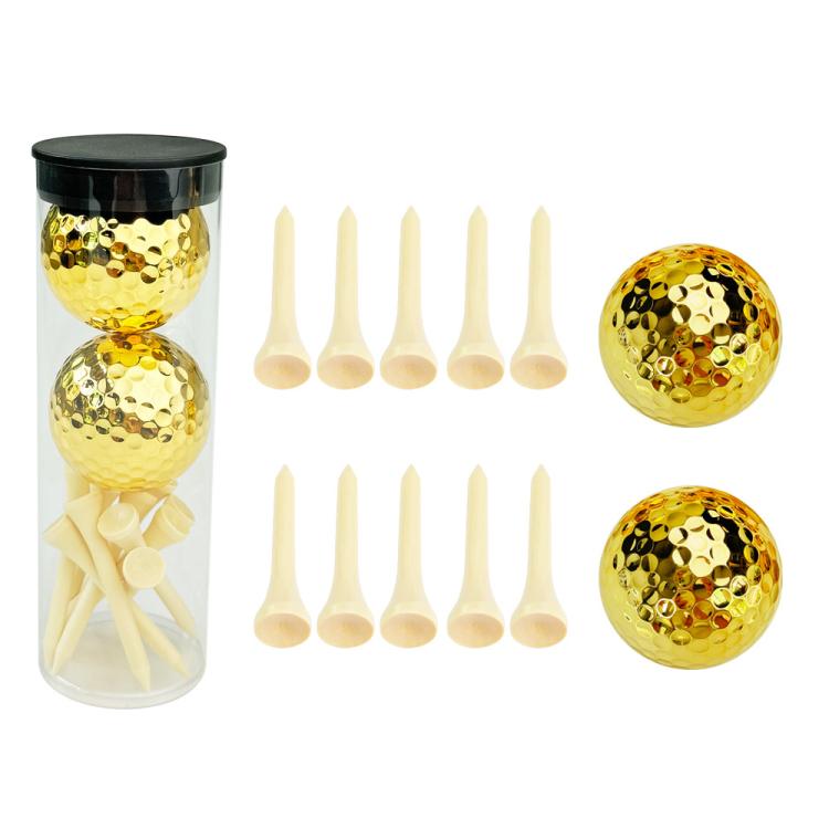 PVC Cylinder Golf Ball Tee Kit  Accessories, Spec: Gold Set 3