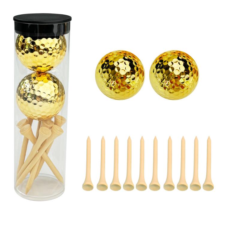 PVC Cylinder Golf Ball Tee Kit  Accessories, Spec: Gold Set 4