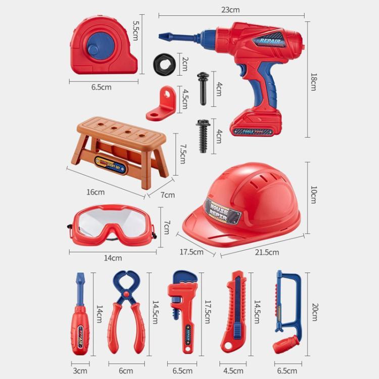 46pcs / Set Children Simulation Repair Tools Pretend Play Toys Set