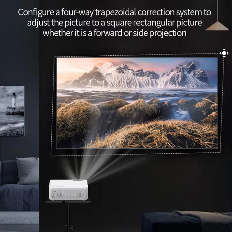 Z01 1080P 5G Bluetooth Projector Android 9.0 System Supports Mirroring Screen AU Plug