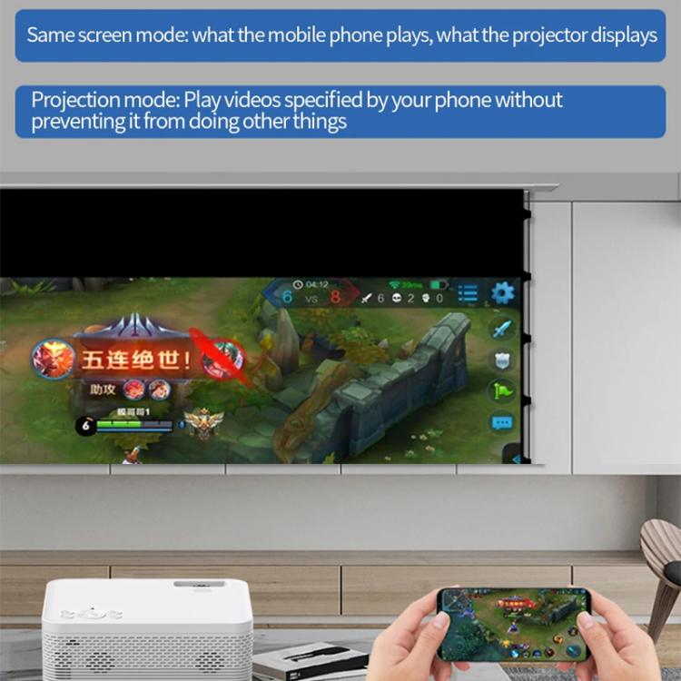 Z01 1080P 5G Bluetooth Projector Android 9.0 System Supports Mirroring Screen AU Plug