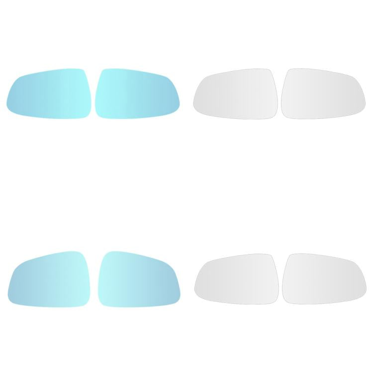 For Tesla Model X Blue Wide Field Of View Anti-glare Rearview Mirror Reversing Lens