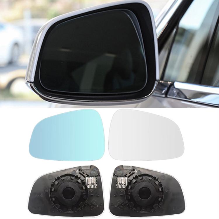 For Tesla Model X Blue Wide Field Of View Anti-glare Rearview Mirror Reversing Lens