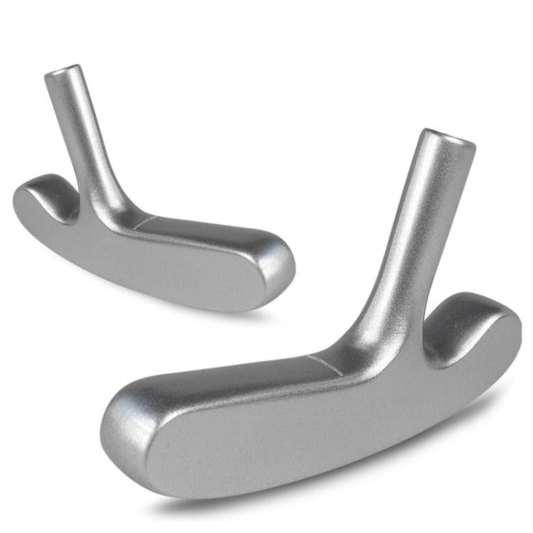 Golf Putter Replacement Double-sided Head for Front 9.5mm Shaft - Silver