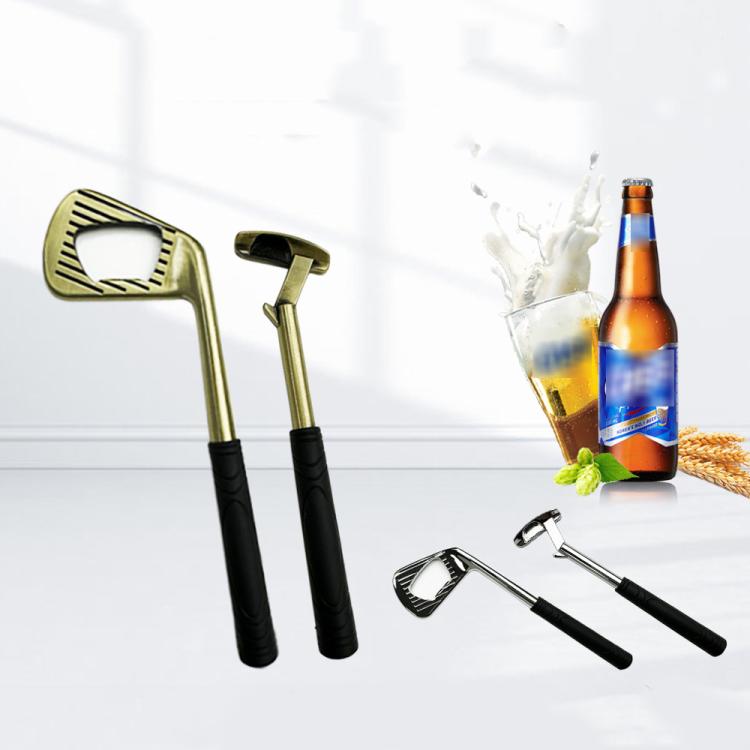 Golf Putter Shape Bottle Opener Zinc Alloy Beer Wine Can Opener, Spec: Silver A Type