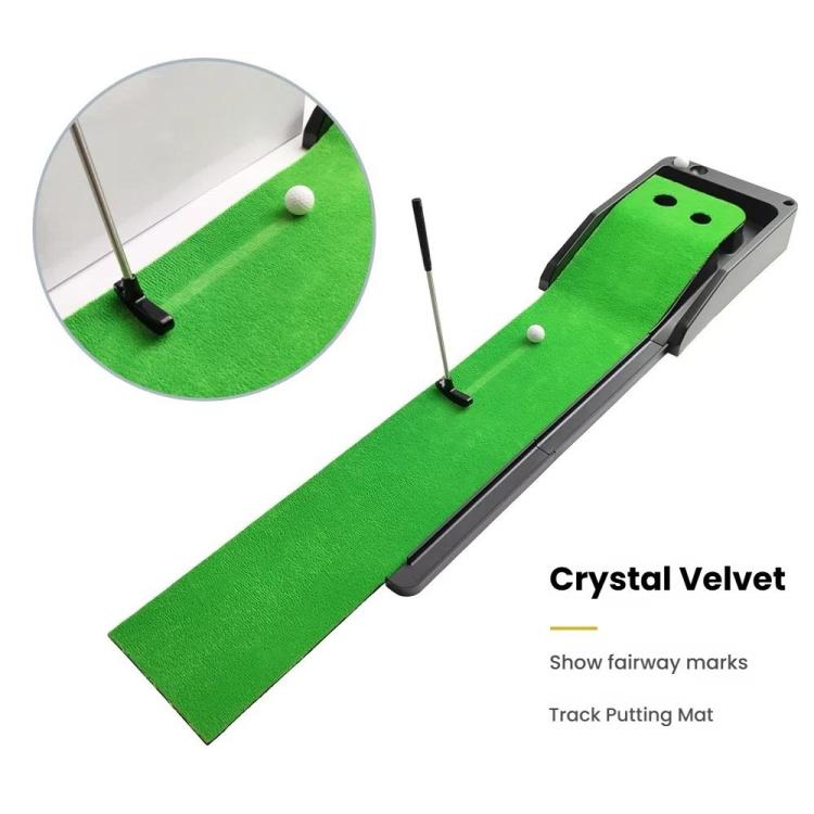 24x5 Inch Golf Putting Mat Set Mini Golf Tabletop Trainer - Green