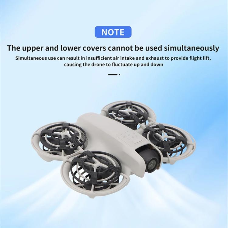 For DJI Neo CQT Drone Landing Scratch Protective Cover Prevent Finger Scratch Protective Cover Accessories, Color: Upper Orange