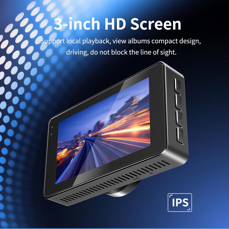 4K+1080P Driving Recorder Dual Front & Rear Recording WIFI Reversing Images - X16